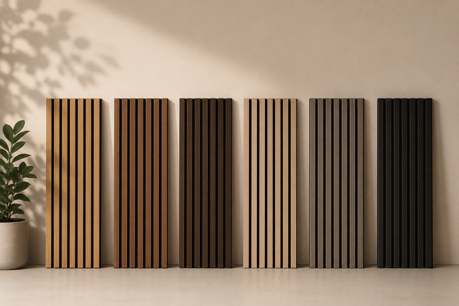 Panneaux acoustiques muraux en bois Image